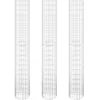 Image de Vidaxl Lit SurÃ©levÃ© Ã Gabion Circulaire 3pcs Acier GalvanisÃ© Ã30x200cm