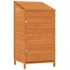 Image de Vidaxl Remise De Jardin Marron 55x52x112 Cm Bois De Sapin Solide
