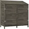 Image de Vidaxl Remise De Jardin Anthracite 102x52x112 Cm Bois De Sapin Solide