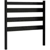 Image de vidaXL TÃªte de lit Noir 96x4x100 cm Bois massif de pin