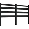 Image de vidaXL TÃªte de lit Noir 166x4x100 cm Bois massif de pin