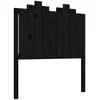 Image de vidaXL TÃªte de lit Noir 96x4x110 cm Bois massif de pin