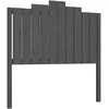 Image de vidaXL TÃªte de lit Gris 106x4x110 cm Bois massif de pin