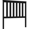 Image de vidaXL TÃªte de lit Noir 96x6x101 cm Bois massif de pin