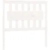 Image de vidaXL TÃªte de lit Blanc 95,5x4x100 cm Bois massif de pin