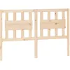 Image de Vidaxl TÃªte De Lit 125,5x4x100 Cm Bois Massif De Pin