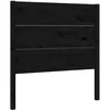 Image de vidaXL TÃªte de lit Noir 96x4x100 cm Bois massif de pin