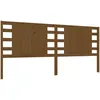 Image de vidaXL TÃªte de lit Marron miel 126x4x100 cm Bois massif de pin