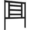 Image de vidaXL TÃªte de lit Noir 81x4x100 cm Bois massif de pin