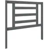 Image de vidaXL TÃªte de lit Gris 96x4x100 cm Bois massif de pin