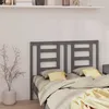 Image de vidaXL TÃªte de lit Gris 126x4x100 cm Bois massif de pin