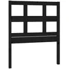 Image de vidaXL TÃªte de lit Noir 95,5x4x100 cm Bois massif de pin