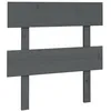 Image de vidaXL TÃªte de lit Gris 93,5x3x81 cm Bois massif de pin