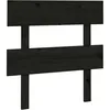 Image de vidaXL TÃªte de lit Noir 93,5x3x81 cm Bois massif de pin