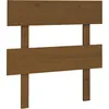 Image de vidaXL TÃªte de lit Marron miel 103,5x3x81 cm Bois massif de pin