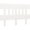 Image de vidaXL TÃªte de lit Blanc 143,5x3x81 cm Bois massif de pin