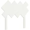 Image de vidaXL TÃªte de lit Blanc 92x3x81 cm Bois massif de pin