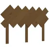 Image de vidaXL TÃªte de lit Marron miel 122,5x3x80,5 cm Bois massif de pin