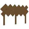 Image de vidaXL TÃªte de lit Marron miel 132x3x81 cm Bois massif de pin