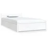 Image de vidaXL Cadre de lit avec tiroirs Blanc 90x190 cm Simple