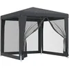 Image de Vidaxl Tente De FÃªte 4 Parois LatÃ©rales En Maille Anthracite 2.5x2.5 M