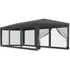 Image de Vidaxl Tente De FÃªte Avec 8 Parois LatÃ©rales En Maille Anthracite 3x9m