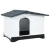Image de Vidaxl Niche Pour Chien Gris 90,5x68x66 Cm PolypropylÃ¨ne