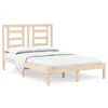 Image de vidaXL Cadre de lit Bois massif 120x190 cm Petit Double