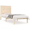Image de vidaXL Cadre de lit Bois massif 90x190 cm Simple