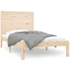 Image de vidaXL Cadre de lit Bois massif 90x200 cm