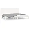 Image de vidaXL Cadre de lit Blanc Bois massif 200x200 cm