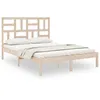 Image de vidaXL Cadre de lit Bois massif 160x200 cm