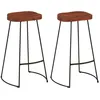 Image de vidaXL Tabourets de bar Gavin 2 pcs 50x40x78 cm Bois massif manguier