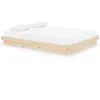 Image de vidaXL Cadre de lit Bois massif 150x200 cm Grand