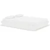 Image de vidaXL Cadre de lit Blanc Bois massif 140x190 cm
