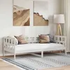 Image de vidaXL Lit de jour Blanc Bois massif de pin 80x200 cm