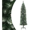 Image de vidaXL Sapin de Noel artificiel mince avec support 180 cm PVC