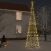 Image de vidaXL Arbre de NoÃ«l cÃ´ne 3000 LED Blanc chaud 230x800 cm