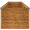 Image de Vidaxl Lit SurÃ©levÃ© De Jardin 291x50x36 Cm Acier Corten