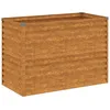Image de Vidaxl Lit SurÃ©levÃ© De Jardin 100x50x69 Cm Acier Corten