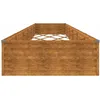 Image de Vidaxl Lit SurÃ©levÃ© De Jardin 579 X 100 X 36 Cm Acier Corten