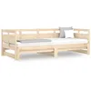 Image de vidaXL Lit coulissant Bois de pin massif 2x(80x200) cm