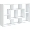 Image de vidaXL ÃtagÃ¨re murale Blanc 85x16x52,5 cm Bois d'ingÃ©nierie