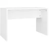 Image de Tabouret de Maquillage Style Moderne Blanc 70x35x45 cm Bois ComposÃ©