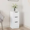 Image de vidaXL Buffet Blanc 30x30x70 cm Bois d'ingÃ©nierie
