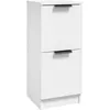 Image de vidaXL Buffet Blanc 30x30x70 cm Bois d'ingÃ©nierie