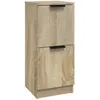 Image de vidaXL Buffet ChÃªne sonoma 30x30x70 cm Bois d'ingÃ©nierie