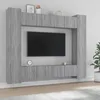 Image de vidaXL Buffets 2 pcs Gris bÃ©ton 30x30x70 cm Bois d'ingÃ©nierie