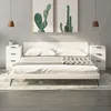 Image de vidaXL Tables de chevet 2 pcs Blanc 40x36x65 cm