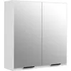Image de vidaXL Armoire Ã  miroir de salle de bain Blanc 64x20x67 cm